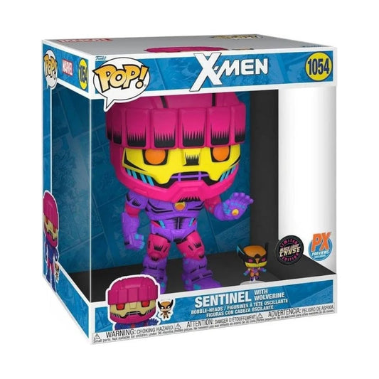 Jumbo: X-Men Sentinel with Wolverine Previews Exclusive # 1054 (Chase) Funko Pop