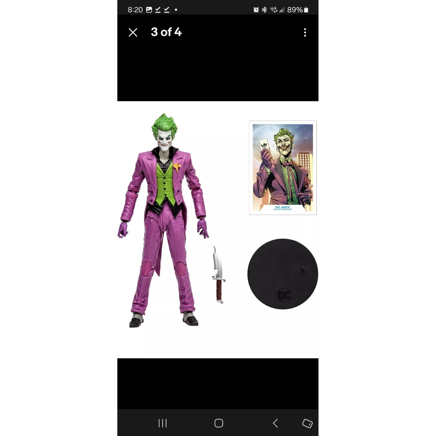 The Joker Infinite Frontier DC Multiverse Action Figure