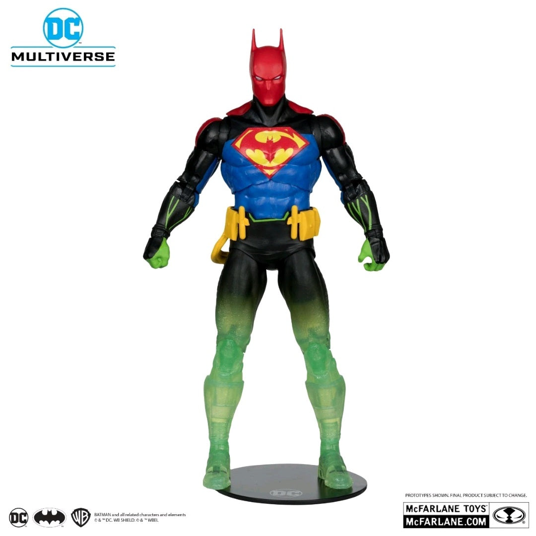DC Multiverse – Batman / Superman Fusion (World’s Finest) 7” Action Figure – Platinum Edition