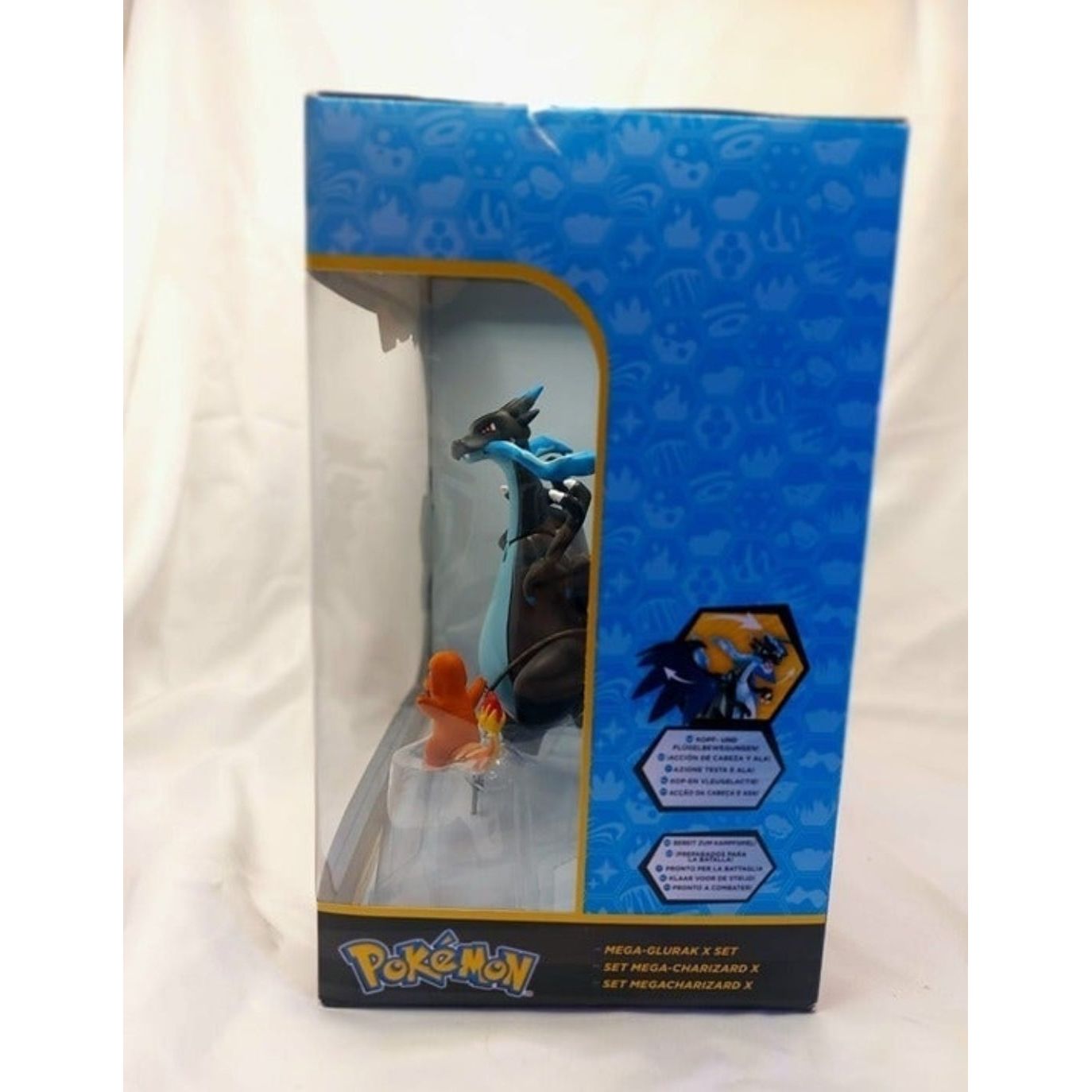 Pokemon Mega Charizard X Exclusive Figure 3-Pack Set Charmander & Charmeleon