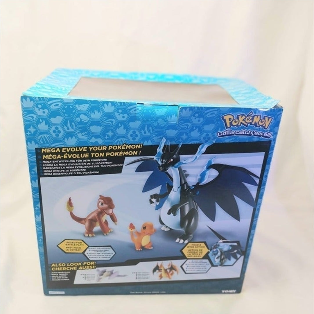 Pokemon Mega Charizard X Exclusive Figure 3-Pack Set Charmander & Charmeleon