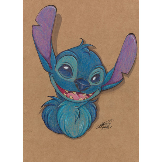 Stitch Fan Art (Select Size)