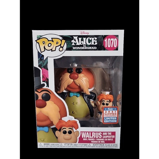 Alice In Wonderland - Walrus The Carpenter And Buddy #1070 Funko Pop! With Protector