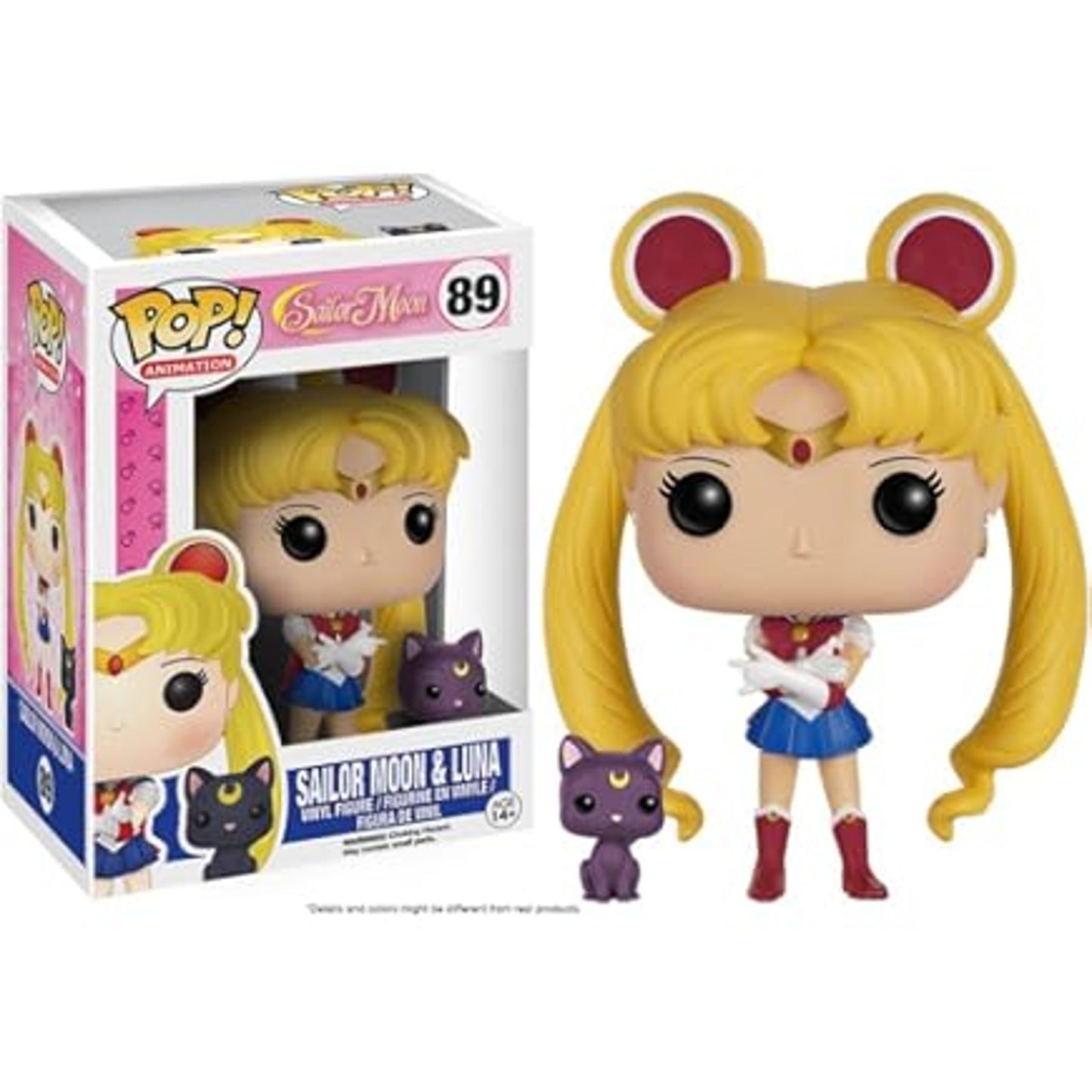 Funko Pop! Animation: Sailor Moon with Luna #89 With Protector