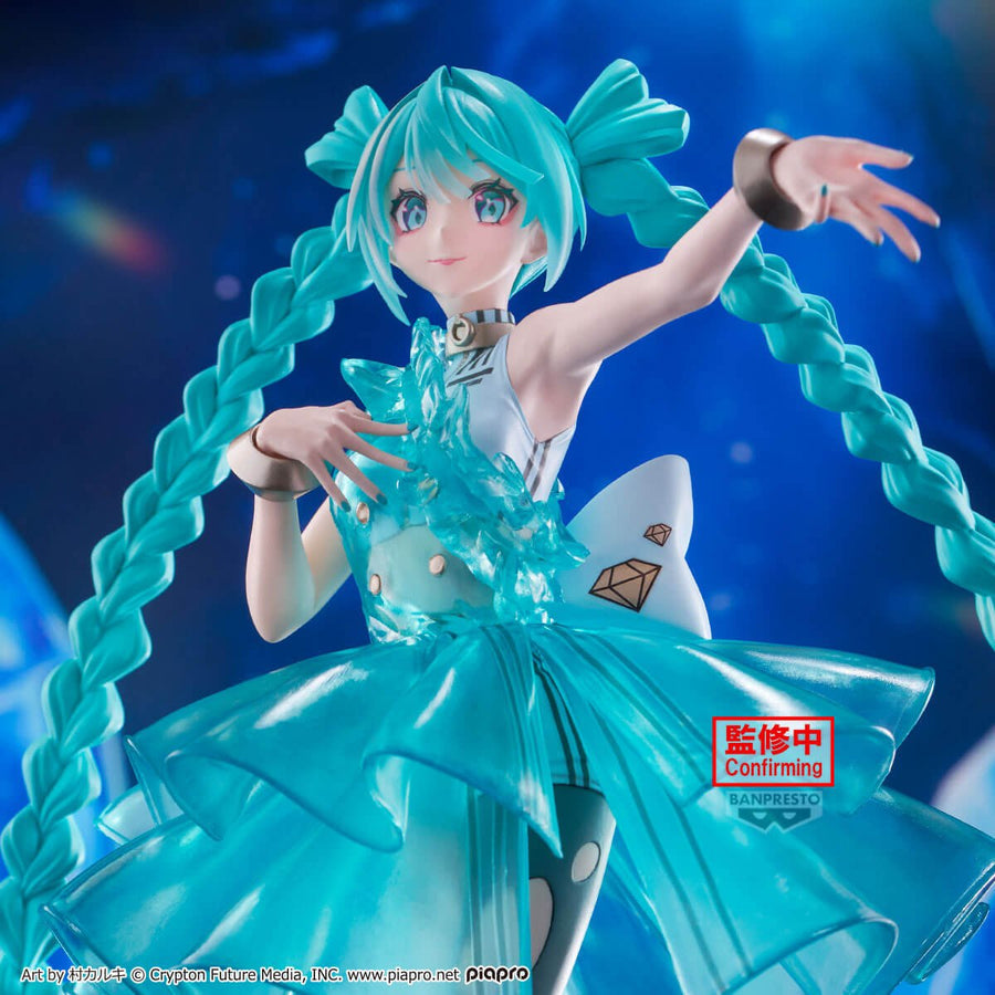 Banpresto Hatsune Miku Evolve Clearluxe Emerald Gem Figure