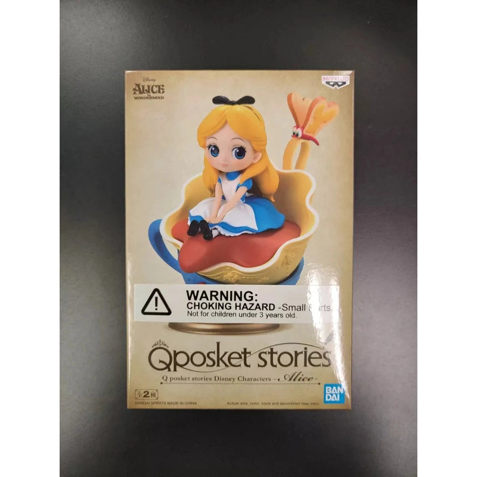 BAnpresto Q Posket Stories Alice Disney In Wonderland Ver a