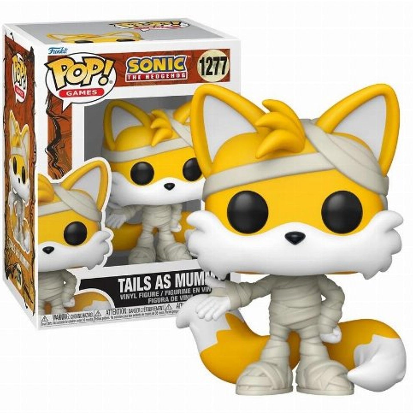 Funko Pop! Games: Sonic the Hedgehog - Tails as Mummy #1277 With Protector