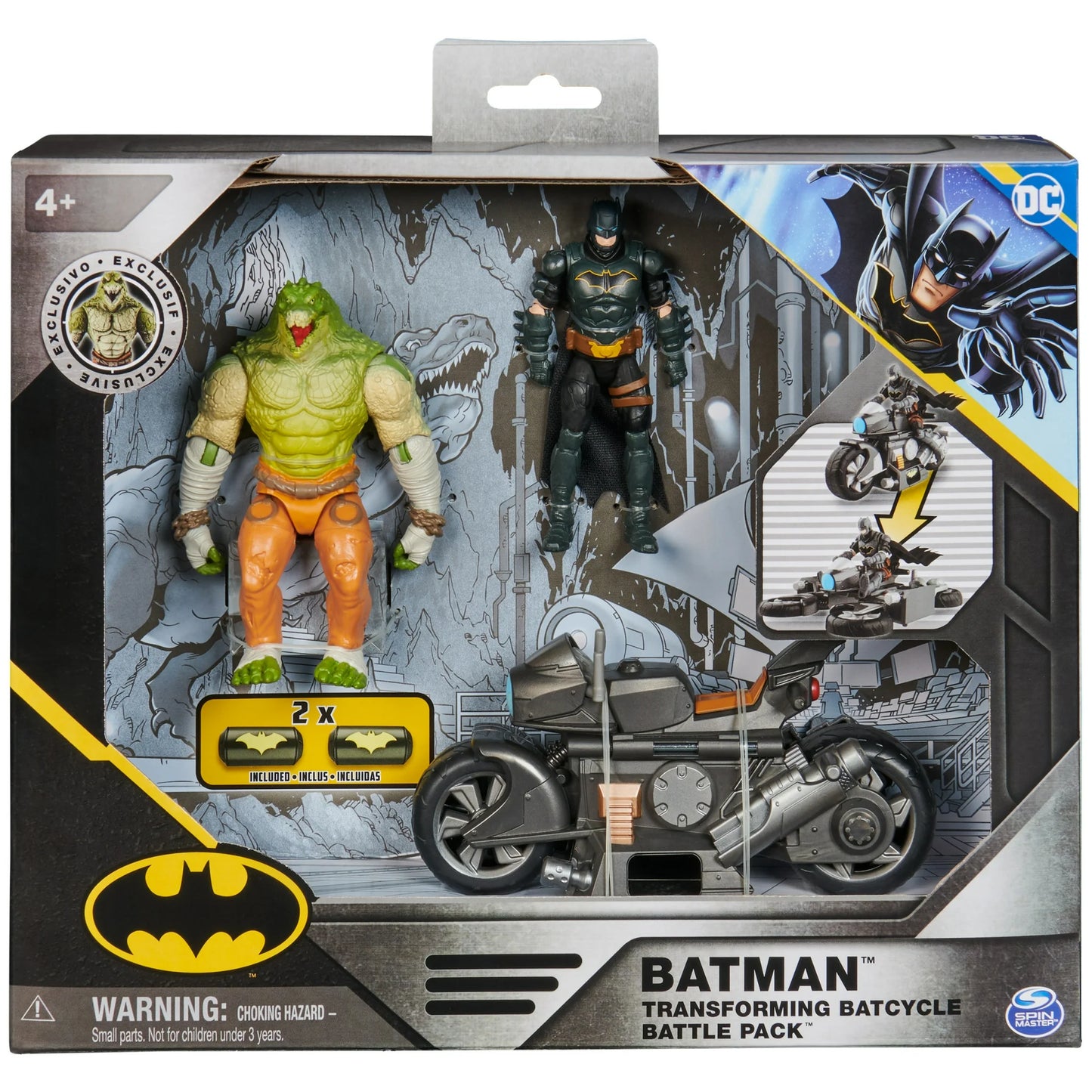 DC Batman Transforming Batcycle Battle Pack