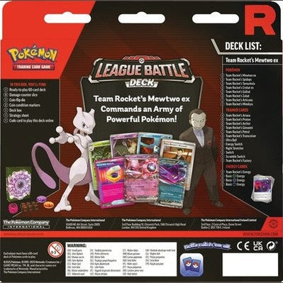 Pokémon TCG: Team Rocket's Mewtwo ex Box