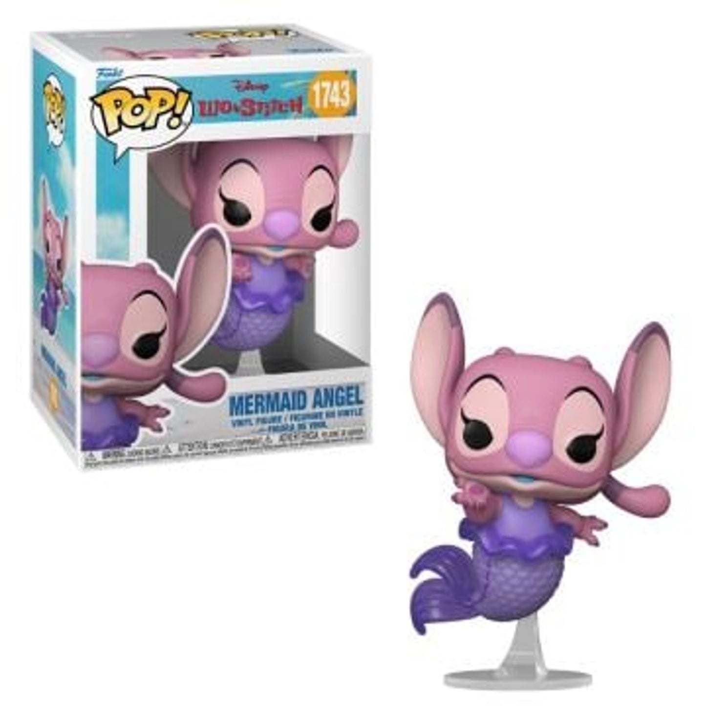 Funko Pop! Disney: Lilo & Stitch – Mermaid Angel #1743 With Protector