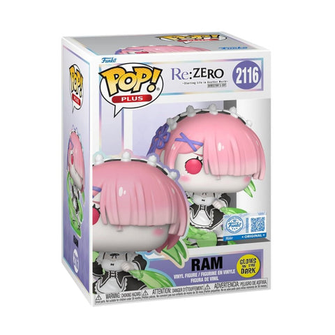 Funko Pop! Animation: Re - Ram GITD #2116 Exclusive With Protector