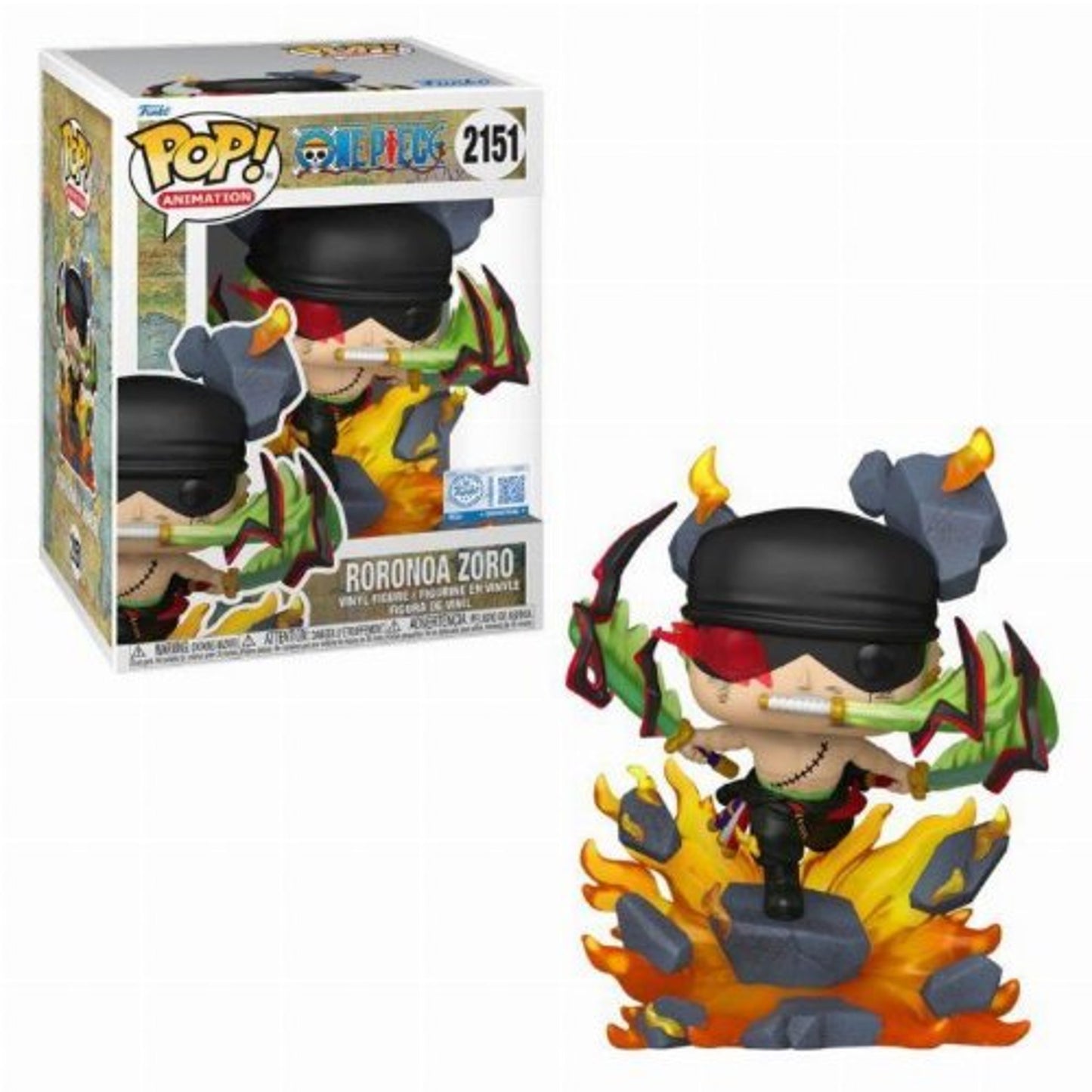Funko Pop! Animation: One Piece - Roronoa Zoro #2151 Exclusive