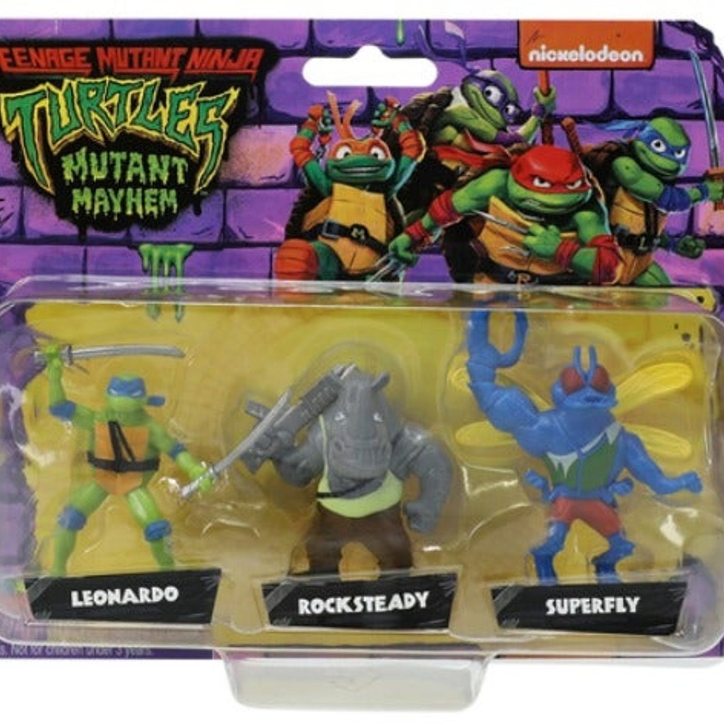 TMNT Mutant Mayhem Turtles Mini Pack 2023 Set