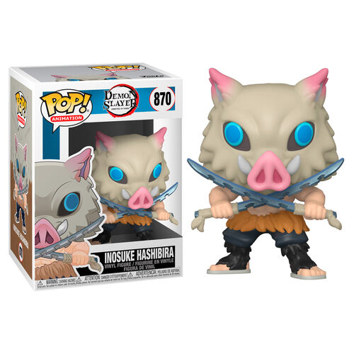 Demon Slayer Bundle – Tanjiro, Inosuke & Rengoku (3-Pack Funko Pops w/ Protectors)