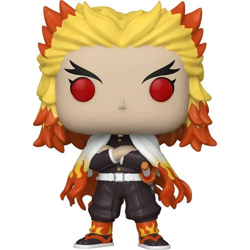 Demon Slayer Bundle – Tanjiro, Inosuke & Rengoku (3-Pack Funko Pops w/ Protectors)