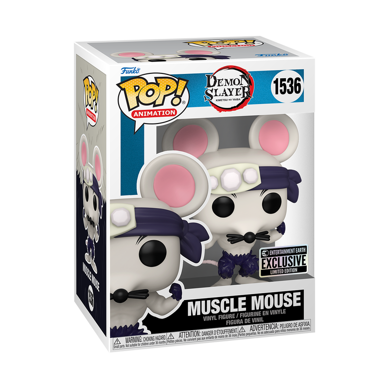 Funko Pop! Animation: Demon Slayer - Muscle Mouse Exclusive #1536 With Protector