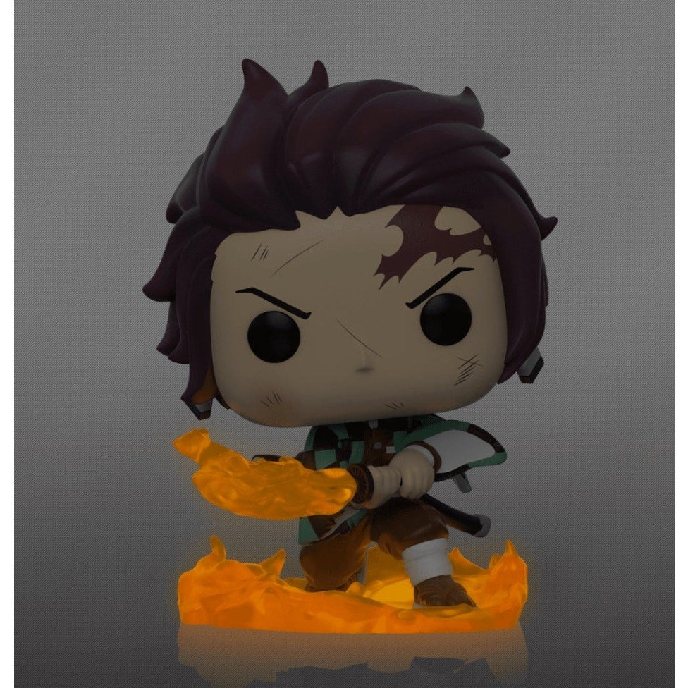 Demon Slayer Tanjiro Kamado (Hinokami Kagura) Galactic Toys Exclusive Chase #874 With Protector