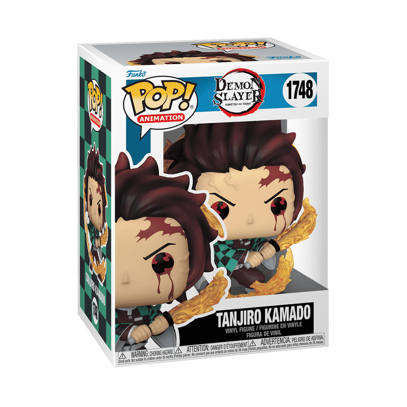 Demon Slayer Tanjiro Kamado (Sun Breathing) #1748 With Protector