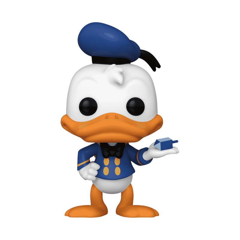 Disney Donald Duck with Dreidel #1411 Funko Pop! With Protector