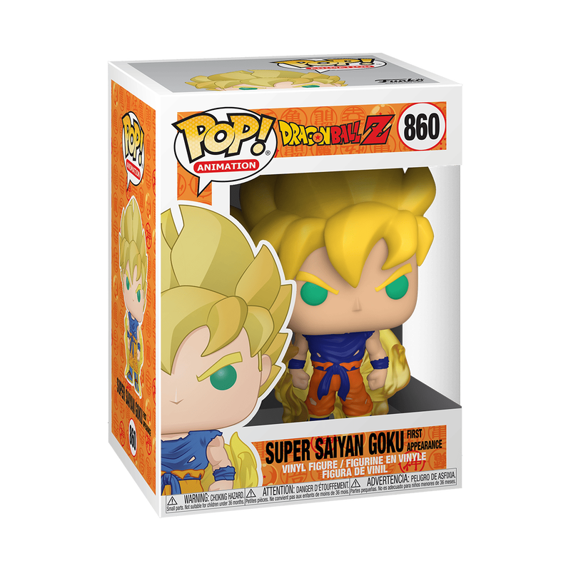 Dragon Ball Z - Super Saiyan Goku First Appearance #860 Funko Pop! With Protector