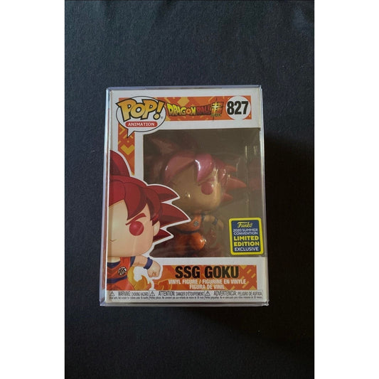 Dragon Ball Z Super - SSG Goku #827 Limited Edition Funko Pop! With Protector
