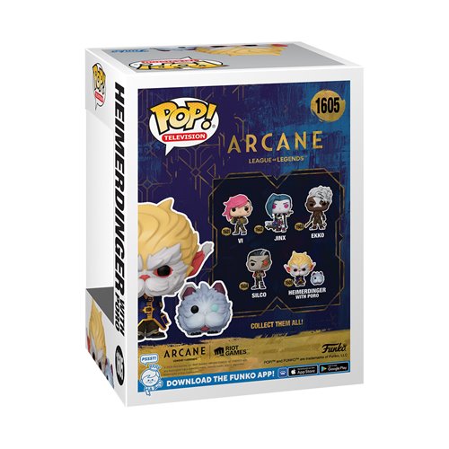 Funko Pop! Television: Arcane League of Legends - Heimerdinger with Poro #1605 With Protector