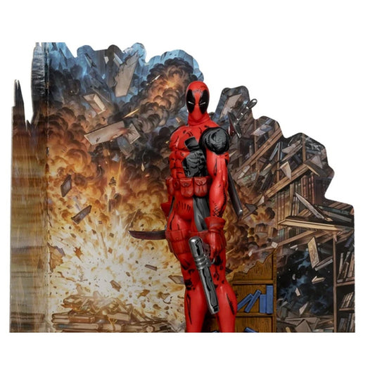 Marvel Deadpool 1:10th Scale Posed Figure with Scene (The New Mutants #98)