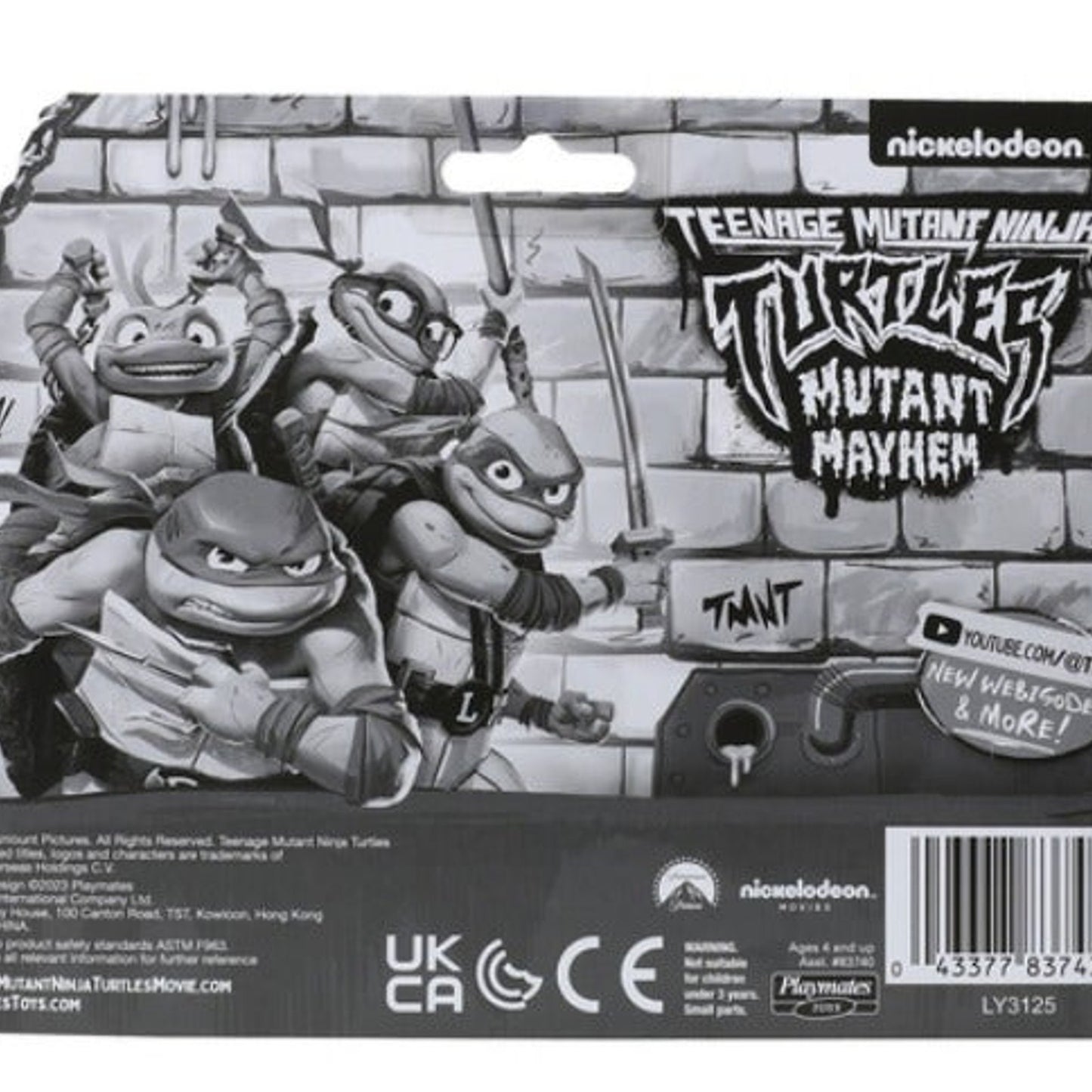 TMNT Mutant Mayhem Turtles Mini Pack 2023 Set