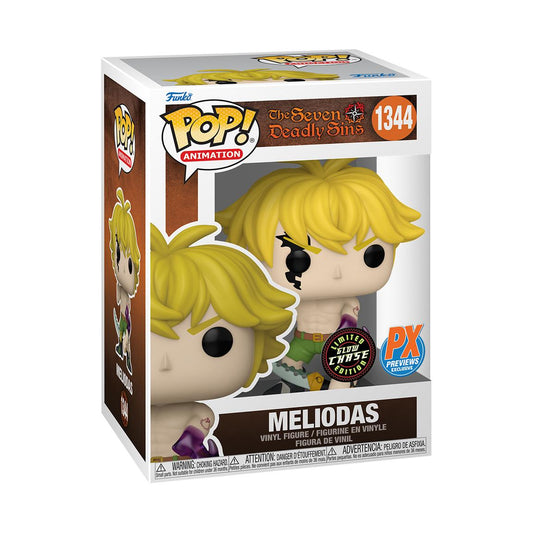 Seven Deadly Sins - Meliodas Demon Mode Px # 1344 Chase Funko Pop