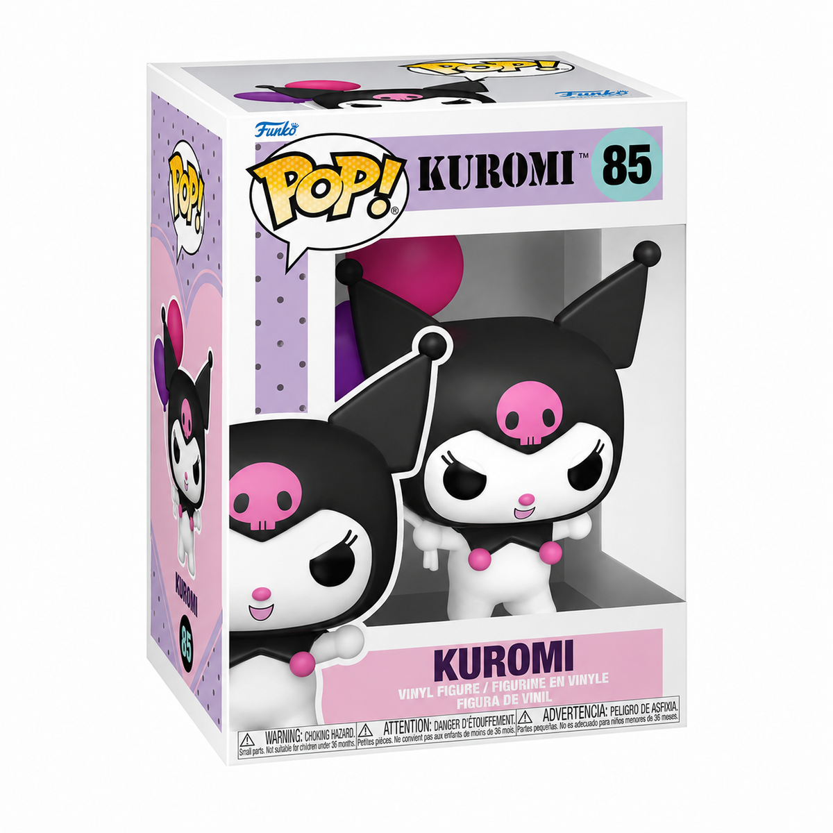Funko Pop! Sanrio: Kuromi (with Balloons) #85 With Protector