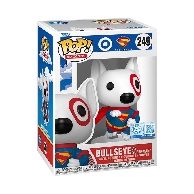 Funko Pop! Ad Icons: Superman - Bullseye as Superman Exclusive #249 With Protector