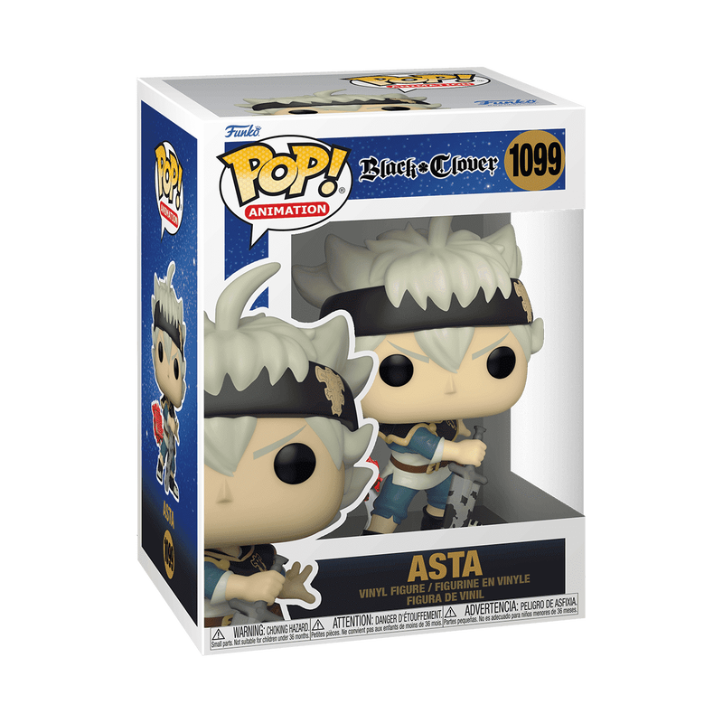 Funko Pop! Animation: Black Clover - Asta #1099 With Protector