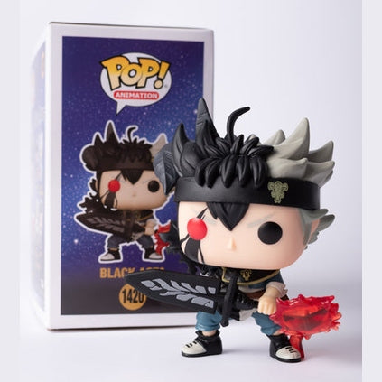 Funko Pop! Animation: Black Clover - Black Asta #1420 With Protector