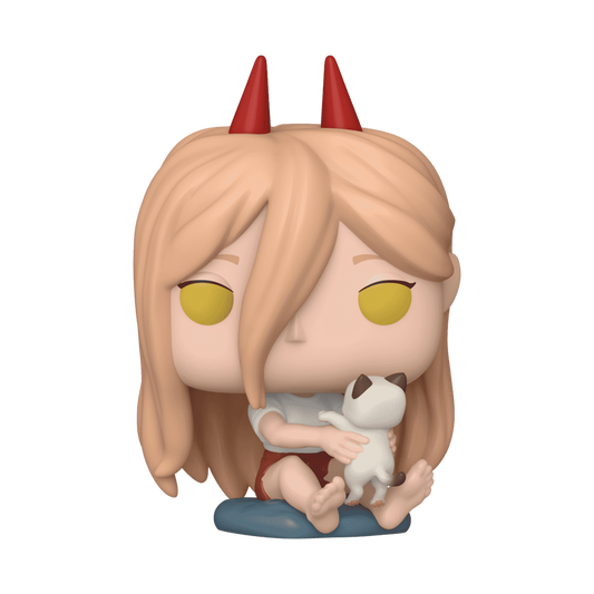 Funko Pop! Animation Chainsaw Man Power with Meowy Chalice Collectibles #1766 With Protector