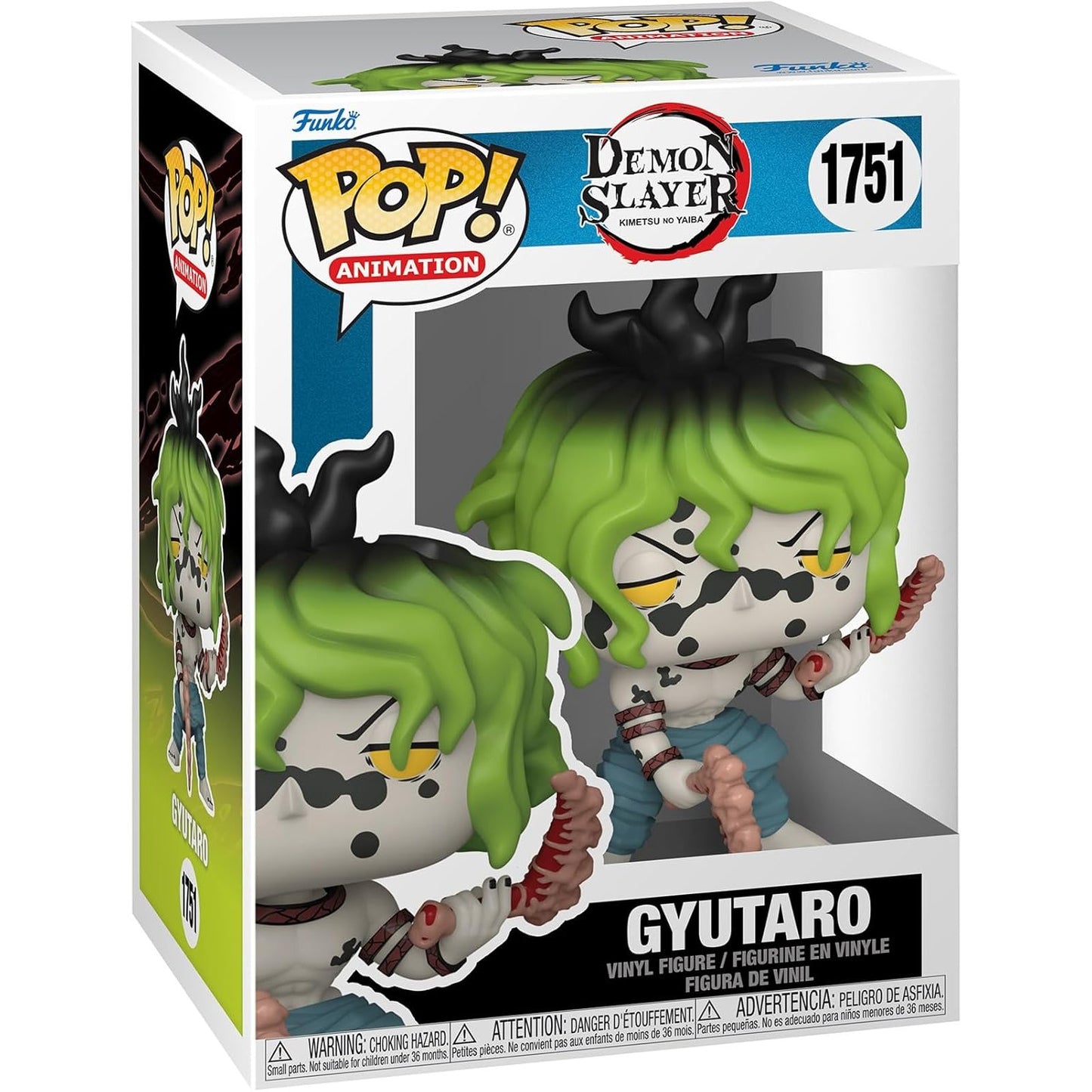 Funko Pop! Animation: Demon Slayer - Gyutaro #1751 With Protector