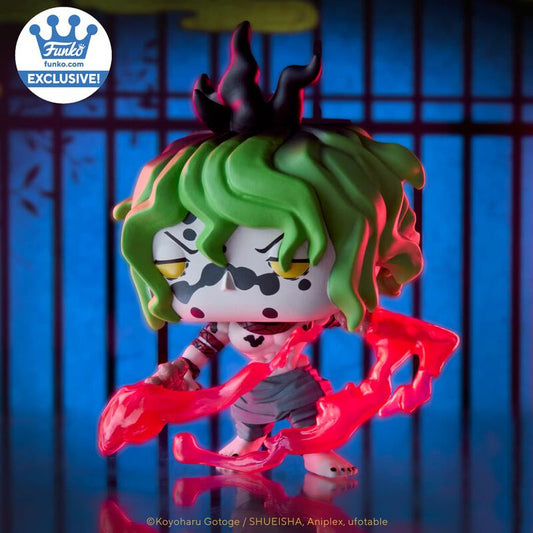 Funko Pop! Animation: Demon Slayer - Gyutaro Blood Attack Funko Shop Exclusive #1754 With Protector
