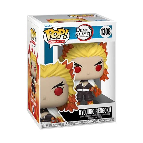 Funko Pop! Animation: Demon Slayer - Kyojuro Rengoku #1308 With Protector