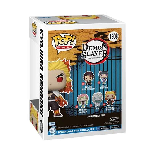 Funko Pop! Animation: Demon Slayer - Kyojuro Rengoku #1308 With Protector