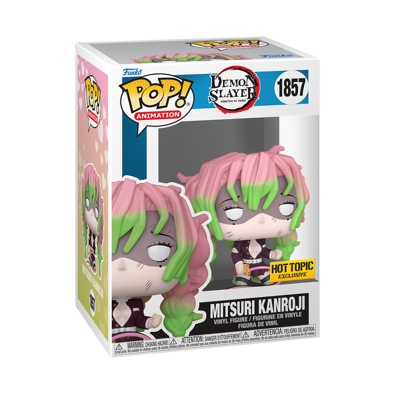 Funko Pop! Animation: Demon Slayer - Mitsuri Kanroji (Battle Damaged) Hot Topic Exclusive #1857 With Protector