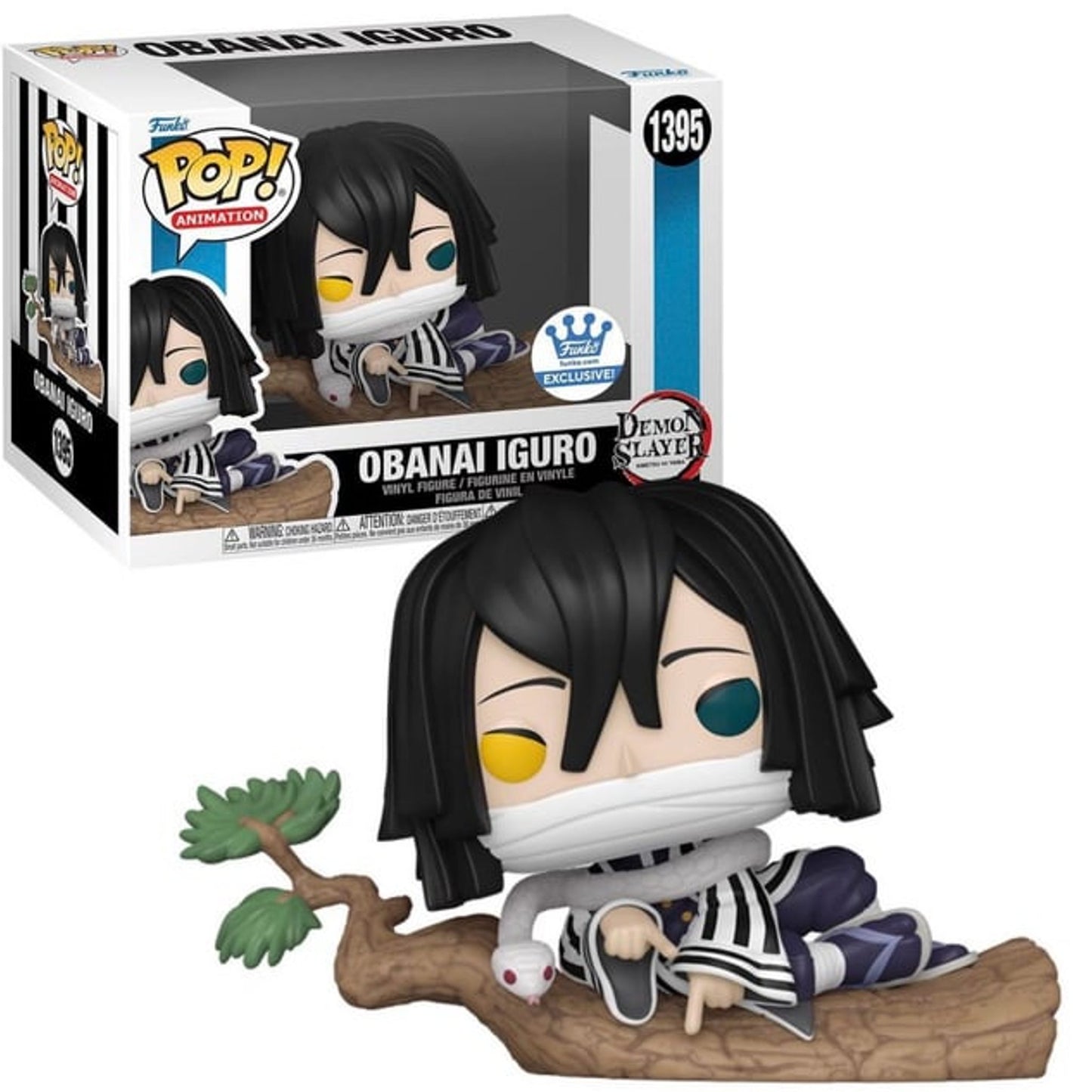 Funko Pop! Animation: Demon Slayer - Obanai Iguro Special Edition #1395 With Protector