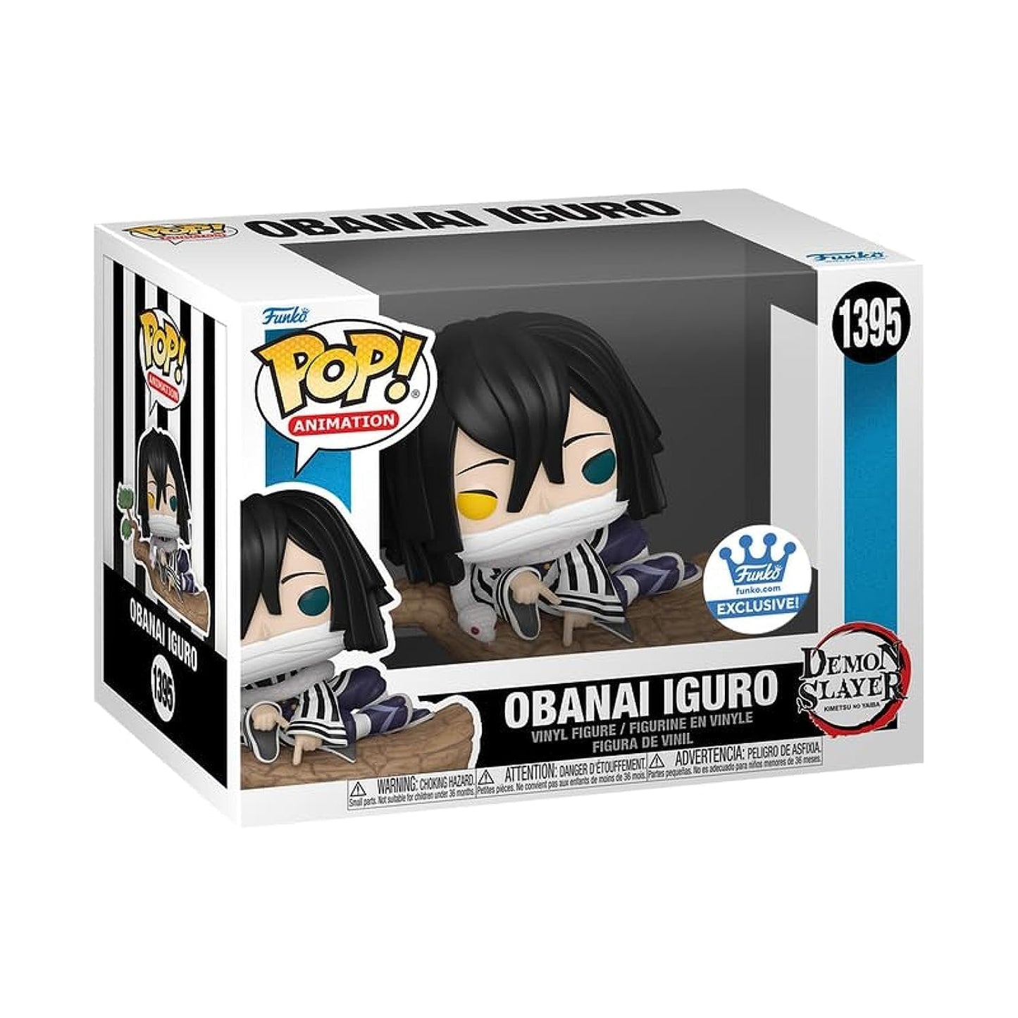 Funko Pop! Animation: Demon Slayer - Obanai Iguro Special Edition #1395 With Protector