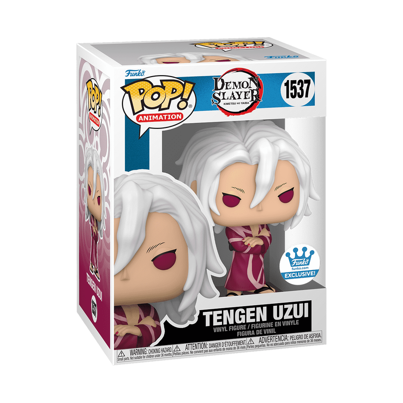 Funko Pop! Animation: Demon Slayer - Tengen Uzui in Kimono Funko Shop Exclusive #1537 With Protector