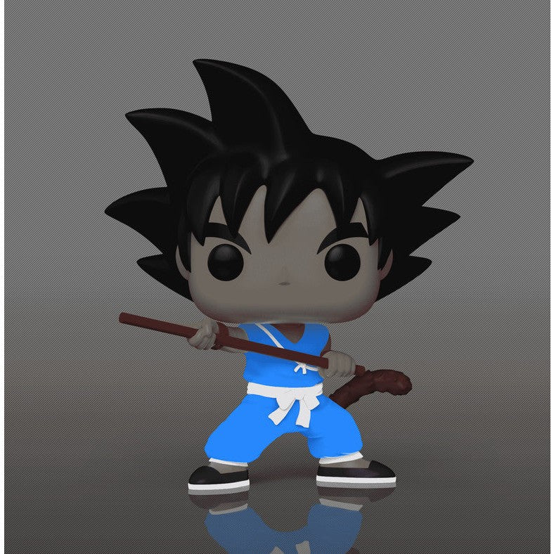 Funko Pop! Animation: Dragon Ball - Goku with Nyoibo GITD Signed Exclusive #1922 With Protector
