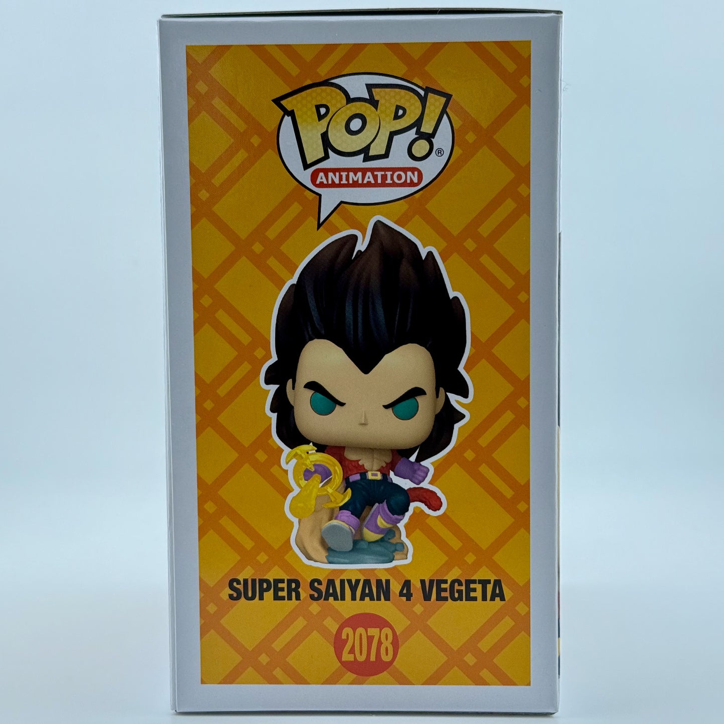 Funko Pop! Animation: Dragon Ball GT - Super Saiyan 4 Vegeta Flocked Chalice Exclusive #2078 With Protector