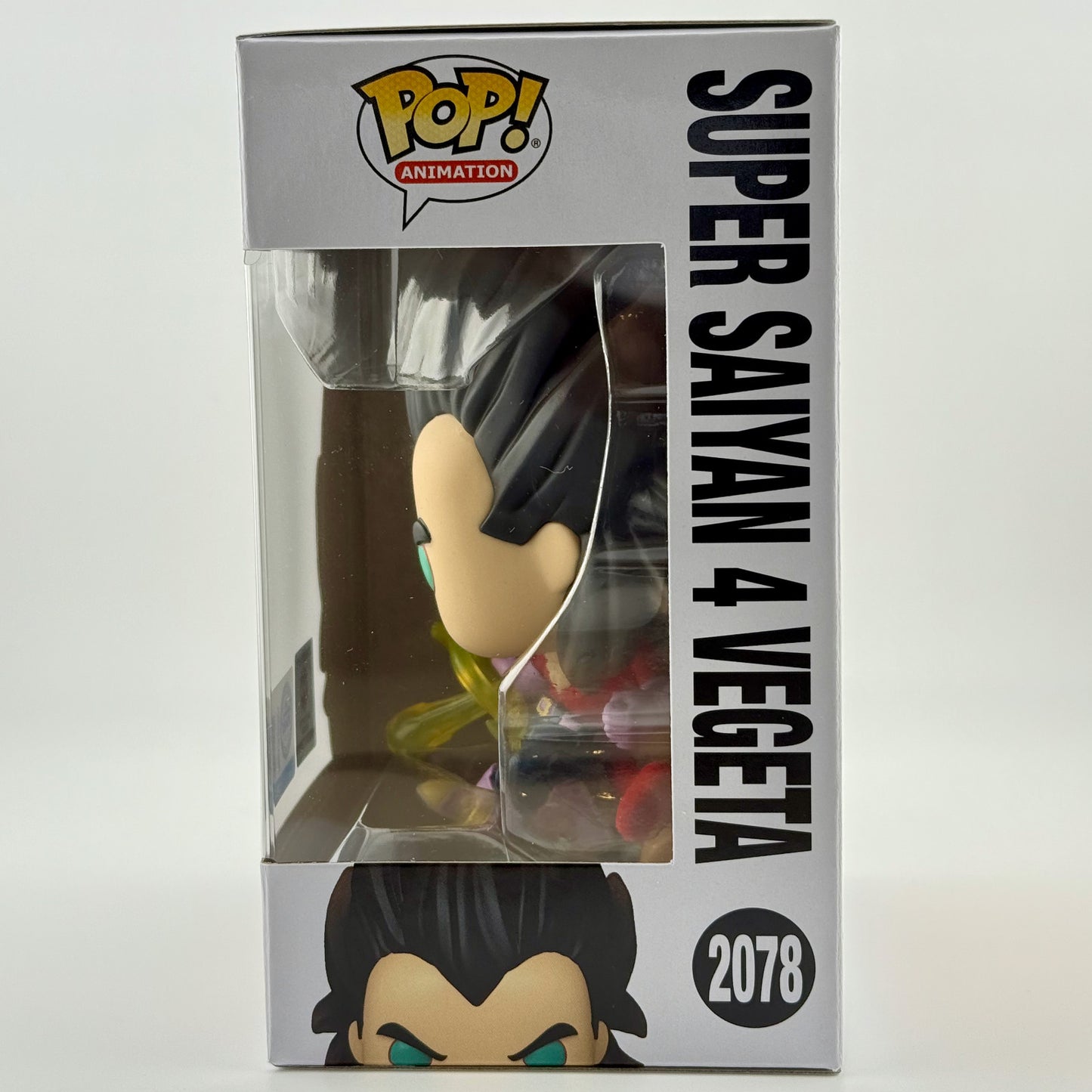 Funko Pop! Animation: Dragon Ball GT - Super Saiyan 4 Vegeta Flocked Chalice Exclusive #2078 With Protector