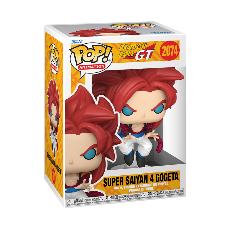 Funko Pop! Animation: Dragon Ball GT - Super Saiyan Gogeta #2074 With Protector