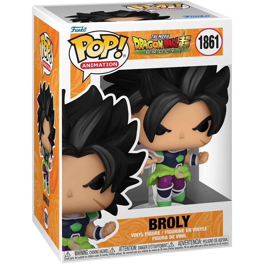 Funko Pop! Animation: Dragon Ball Super: Broly - Broly #1861 With Protector