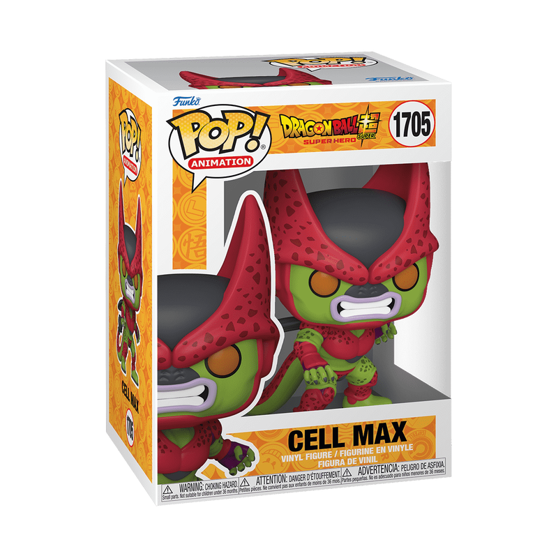 Funko Pop! Animation: Dragon Ball Super: Cell Max #1705 With Protector
