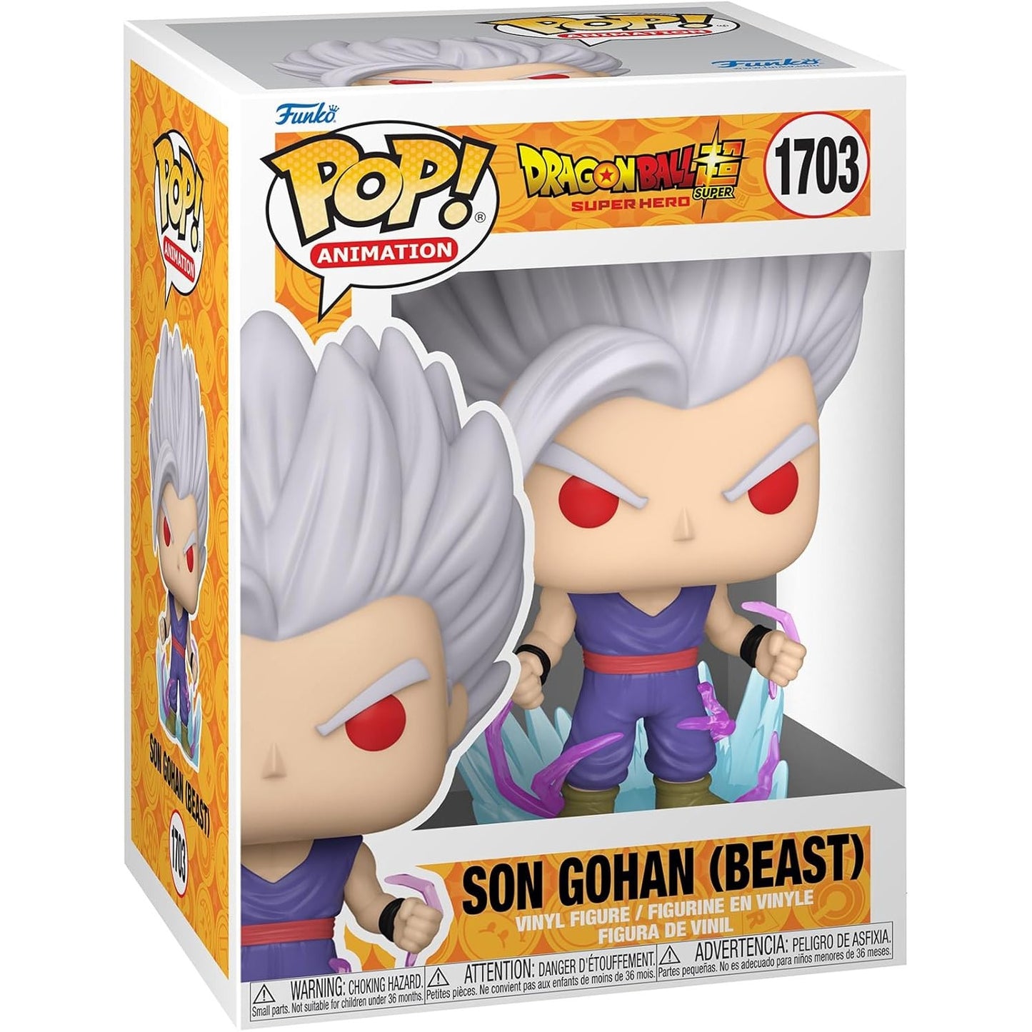 Funko Pop! Animation: Dragon Ball Super - Son Gohan Beast #1703 With Protector