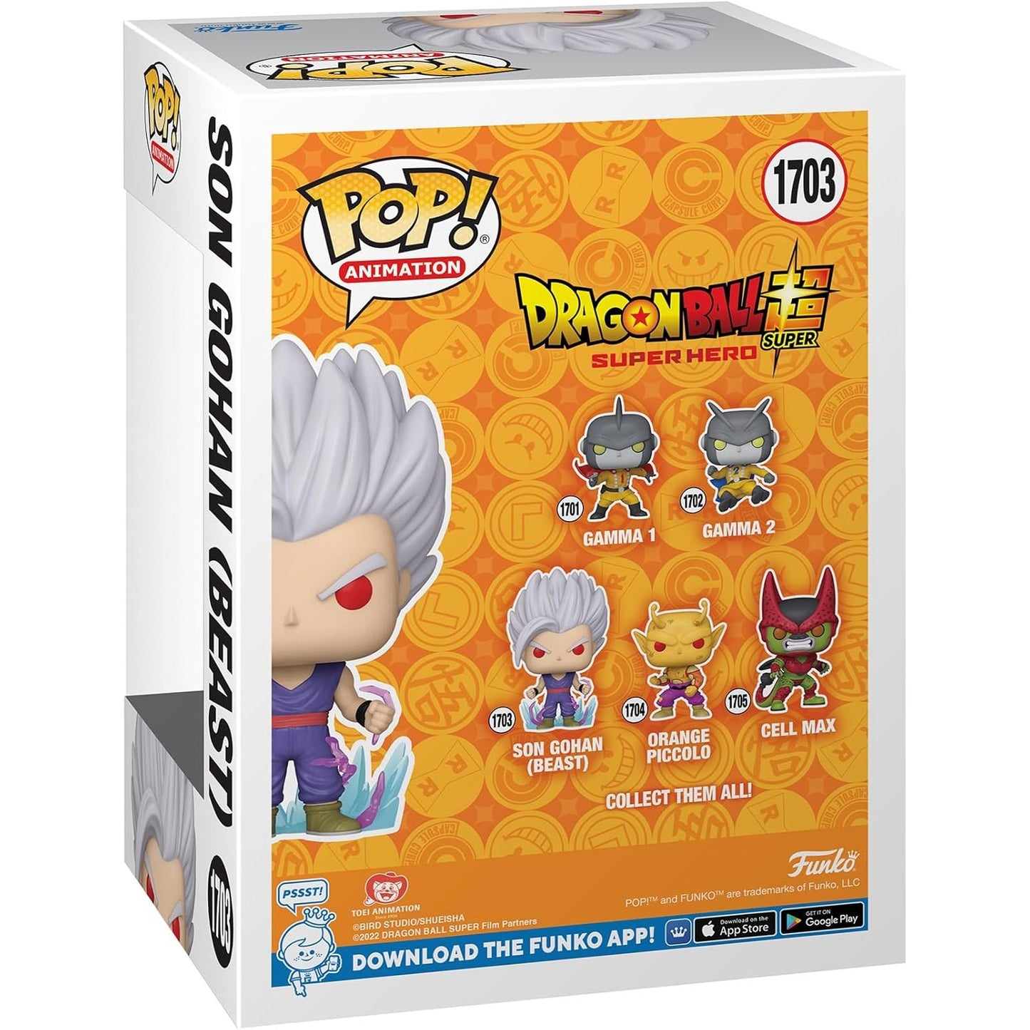 Funko Pop! Animation: Dragon Ball Super - Son Gohan Beast #1703 With Protector
